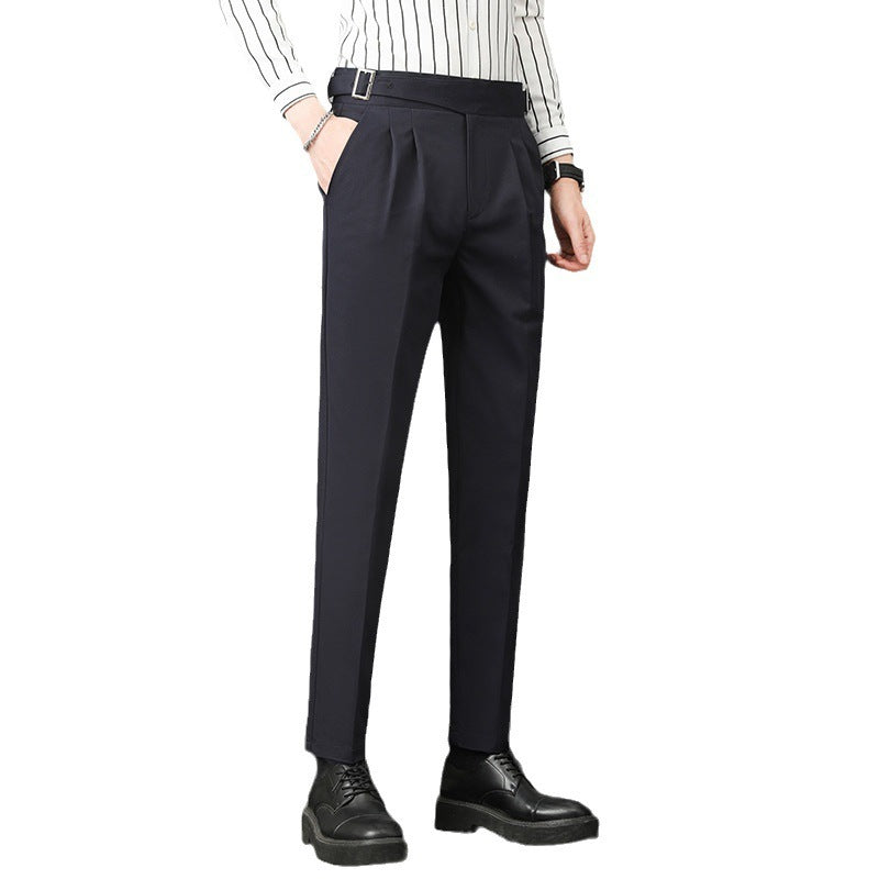 بنطلون بدلة رجالي شبابي بقصّة Slim Fit