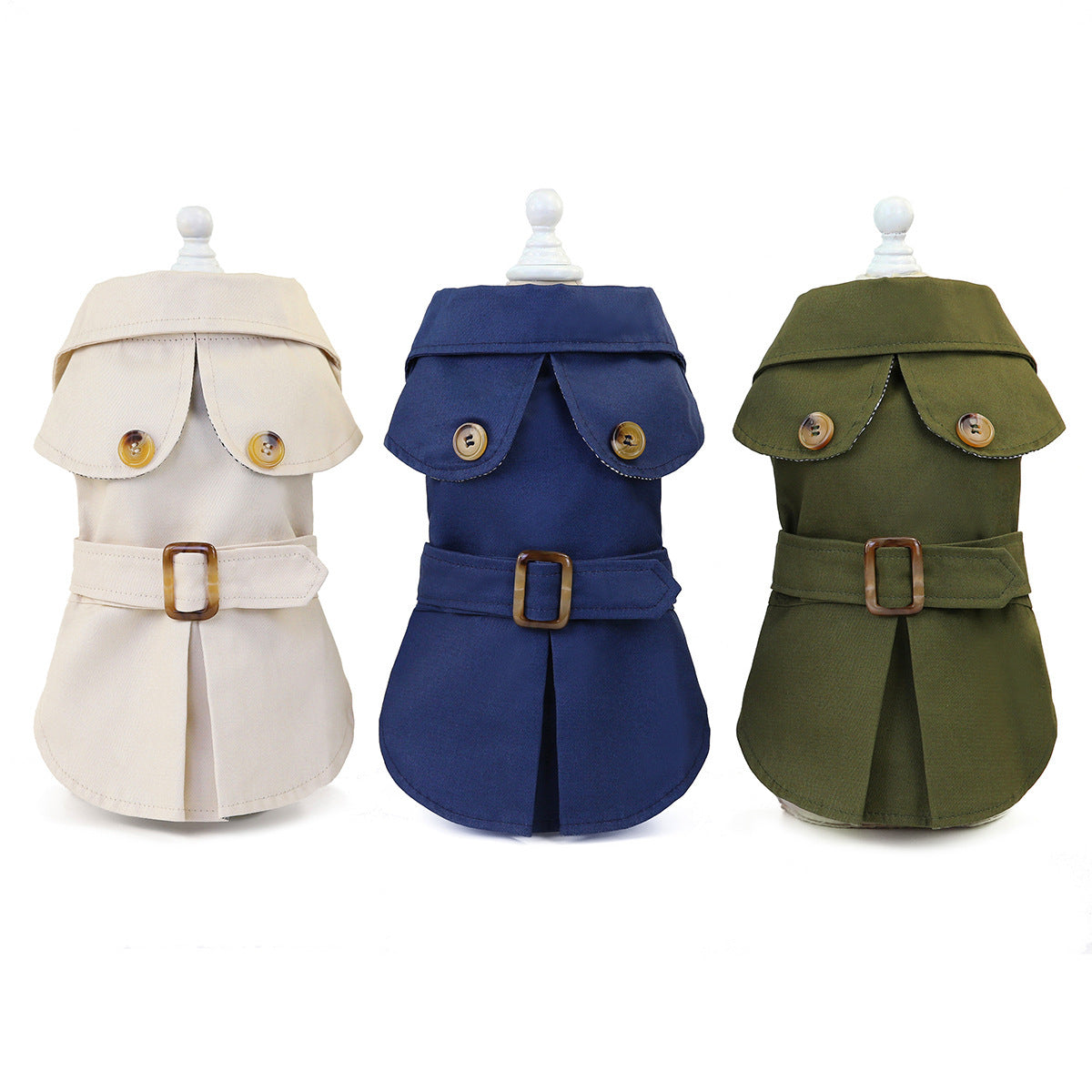 Three-color Windbreaker, Fashionable And Trendy Dog Clothes, Suitable For Autumn And Winter, For Small Dogs Such As Teddy And Bear