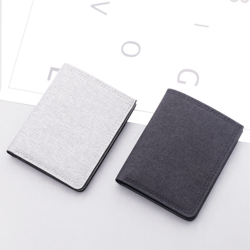 Can Put Driver's License Ultra-thin Men's Mini Wallet