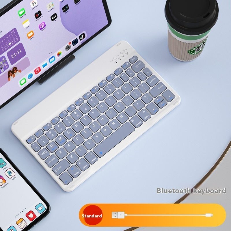 لعبة مكتب البنات المنزلية بلوتوث لوحة مفاتيح الكمبيوتر اللوحي