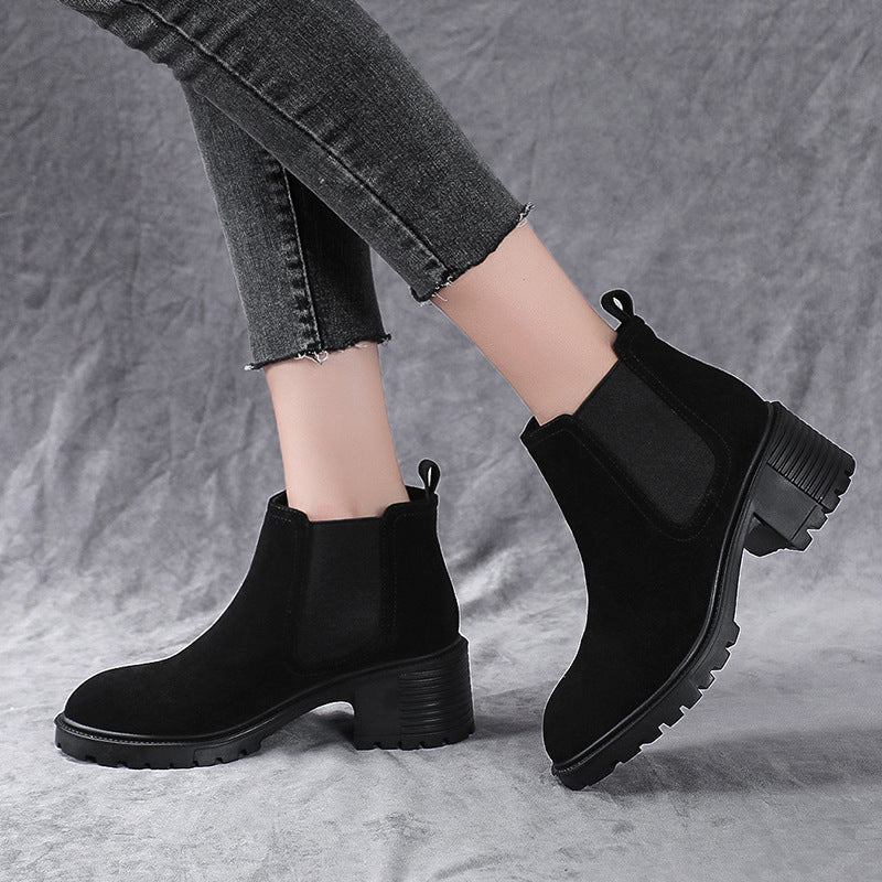 New Simple Bare Ins Tide Short Boots