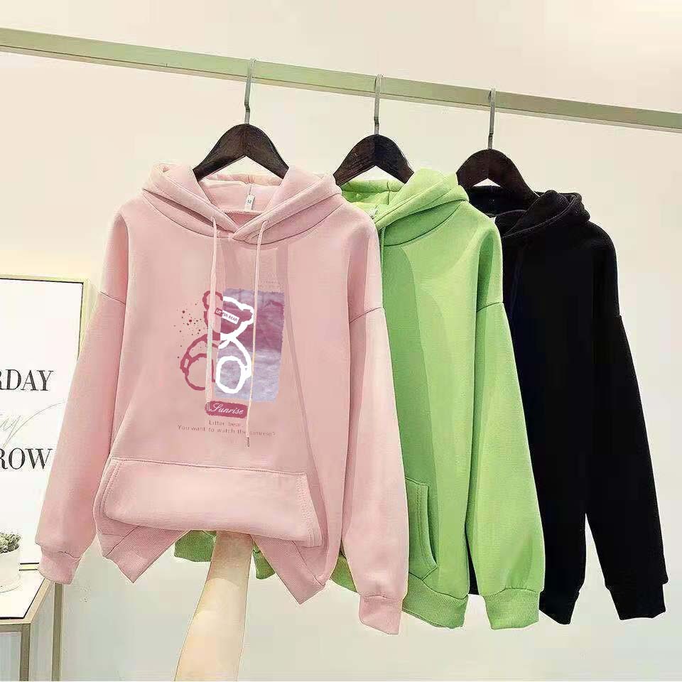 Plus Velvet Western Style Student Age Reduction Ins Super Fire Loose Embroidered Hood