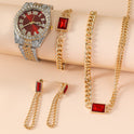 Women's Watch Set Fashionable Ins Style All-match Quartz