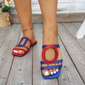 Color Matching Slippers For Outer Wear Summer Cool Simple