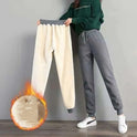 Plush Loose Pants Wear Thickened Casual