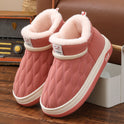 Winter Leather Waterproof Cotton Shoes Women