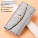 Women's Real Leather Long Large Capacity Wallet Clutch Bag