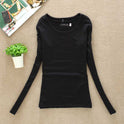 Ladies' Tops Milk Silk Plus Velvet Warm Bottoming Shirt