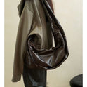 New Niche Oil Wax Leather Shoulder Messenger Bag