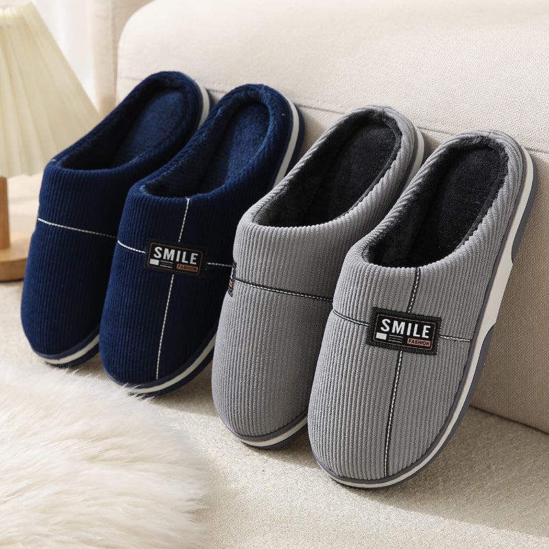 Cotton Slippers Men's Home Indoor Thickening