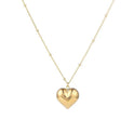 Women's Niche Three-dimensional Peach Heart Necklace