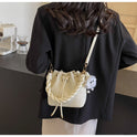 Versatile Bucket Bag Messenger Bag Women's Handbag