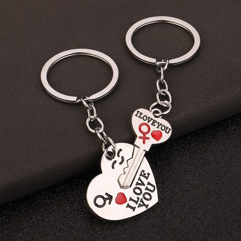 Creative Couple Keychain Small Gift Pendant