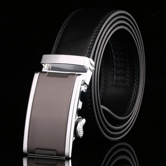 Men's Automatic Buckle Cowhide Belt