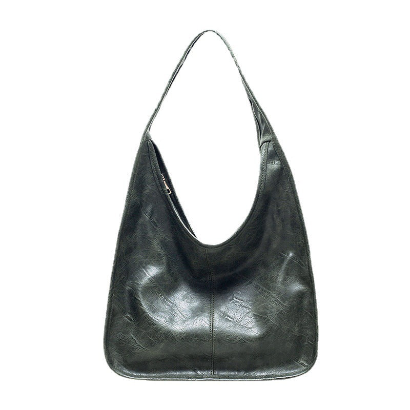 Retro Textured Shoulder Bag Special-interest Design