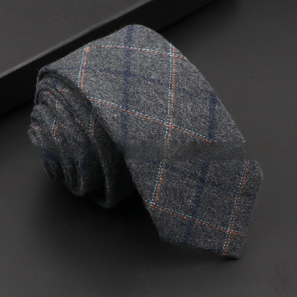 Artificial Woolen Necktie Korean Casual Accessories