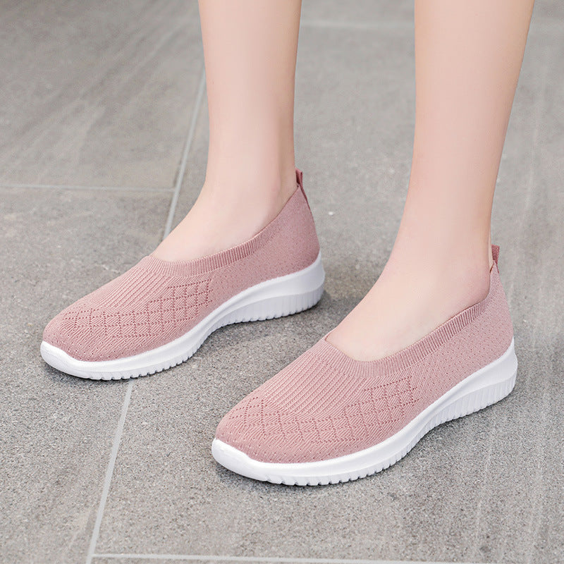 Flat Casual, Breathable And Lightweight Women's Shoes