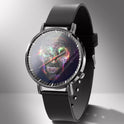 Color Starry Sky Skull Cool Quartz White Collar Business Watch