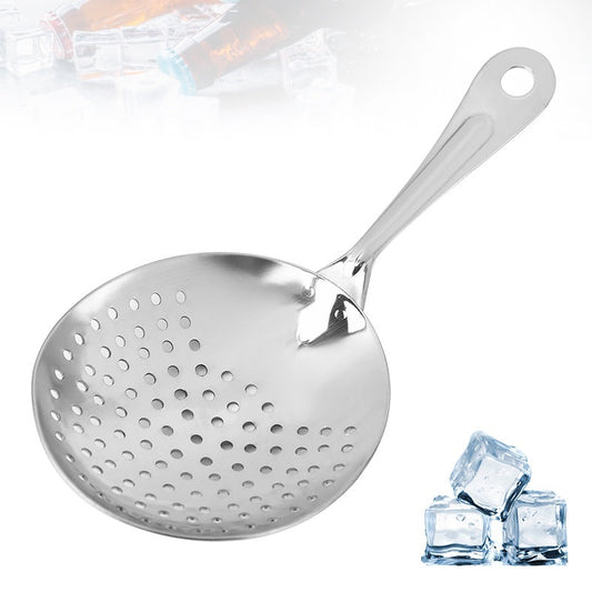 Porous Round Spoon Cocktail Ice Filter Blender Bartending Tool