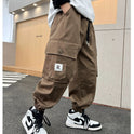 Men's Loose Straight-leg Ankle-banded Pants