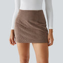 Women's European And American Corduroy A- Line Skirt