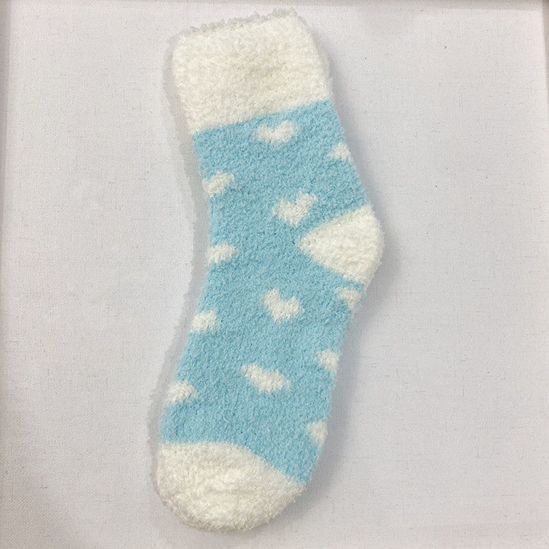 Love Flap Coral Fleece Socks