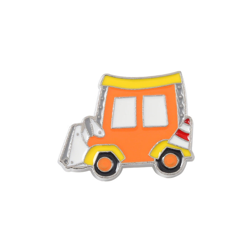 Cartoon Vehicle Series Alloy Jewelry Brooch