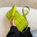 All-match Shoulder Bag Handmade Woven Small Square Bag