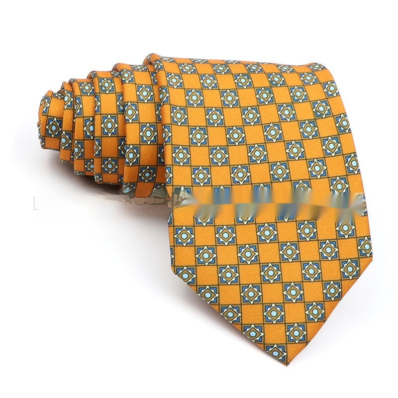 Business Polyester Men's Printed Workplace Tie