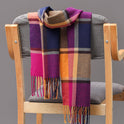 British Plaid Imitation Cashmere Tassels Couple Parent-child Men's Scarf