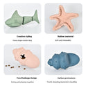 Dog Food Leakage Deep Sea Shark Rubber Dog Toys