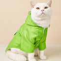 Night Reflective Stripe Cat Puppy Raincoat