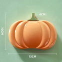 Portable Cartoon Bathroom Drain Pumpkin Soap Dishes With Lid