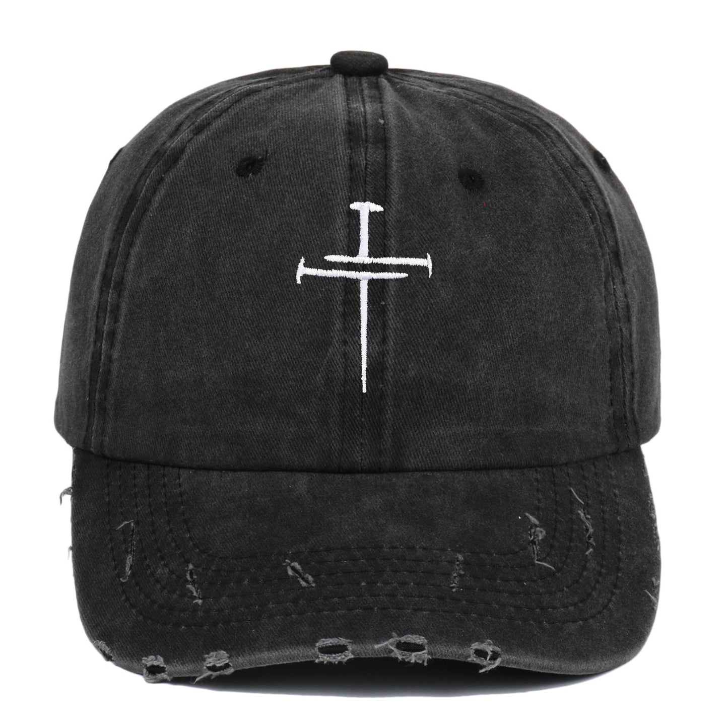 Personalized Embroidered Washed-out Vintage Distressed Baseball Hat