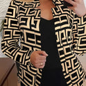 Women's Long Sleeved Shirt Suit Jacket