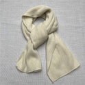 Winter Men's Solid Color Scarf Women's Shawl