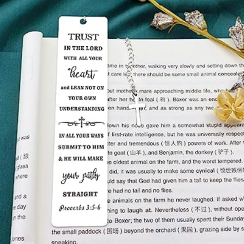 Family Bible Verse Alloy Bookmark