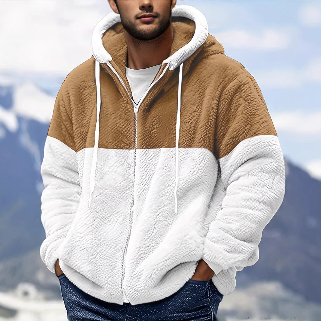 Men's Double-sided Fleece Thermal Jacket