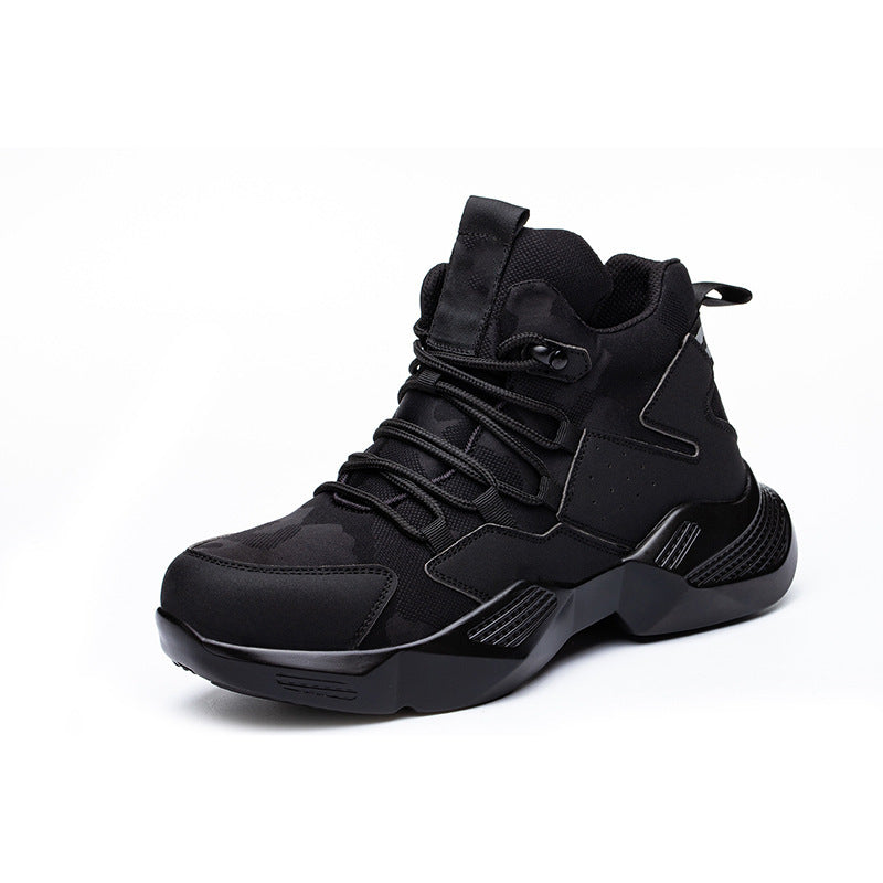 Rubber Cloth Men's Winter Wear-resistant Labor Protection Shoes