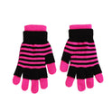 Striped Gloves Double Layer Keep Warm And Cold Protection In Winter