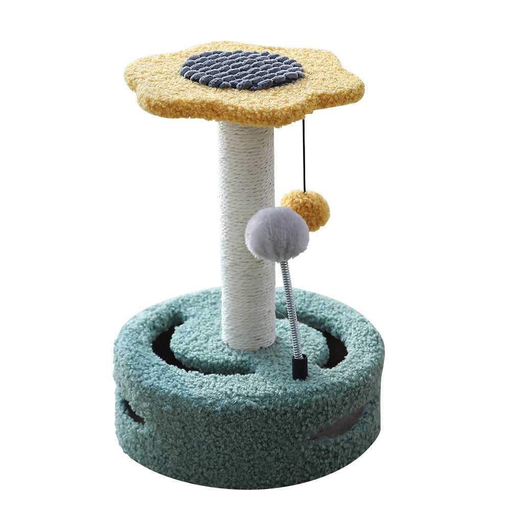 Cat Tree Multifunctional Scraping Rod Cat Teasing Pet Toy