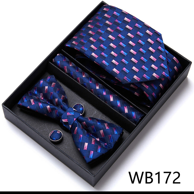 Men's Business Dress Wedding Bow Tie Suit