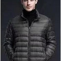 Lightweight Down Jacket Hooded Men Short