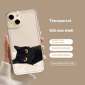 Black Cat High Sense Couple Phone Case