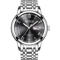 Cross-border Hot Double Calendar Steel Belt Watch Business Non-mechanical