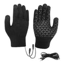 USB Heating Electric Heating Gloves Thermal Thickened Knitting