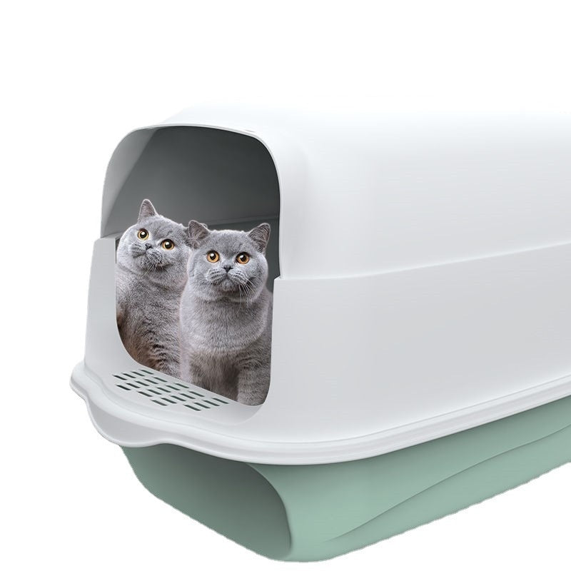 Litter Box Fully Enclosed Cat Toilet