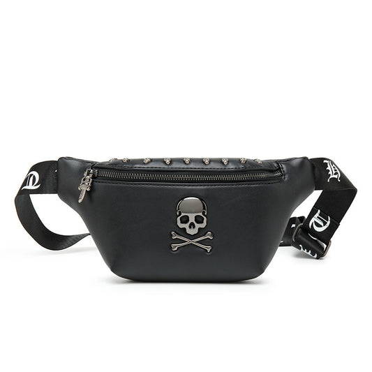 Men's Street Rivet Small Shoulder Crossbody Bag