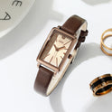 Retro Style Small Square Plate Women's Watch