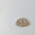 Solid Color Curling Baby Knitted Sleeve Cap